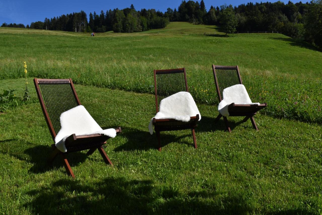Ferienwohnung Brittenberg Alpaka Schwarzenberg im Bregenzerwald Exterior photo